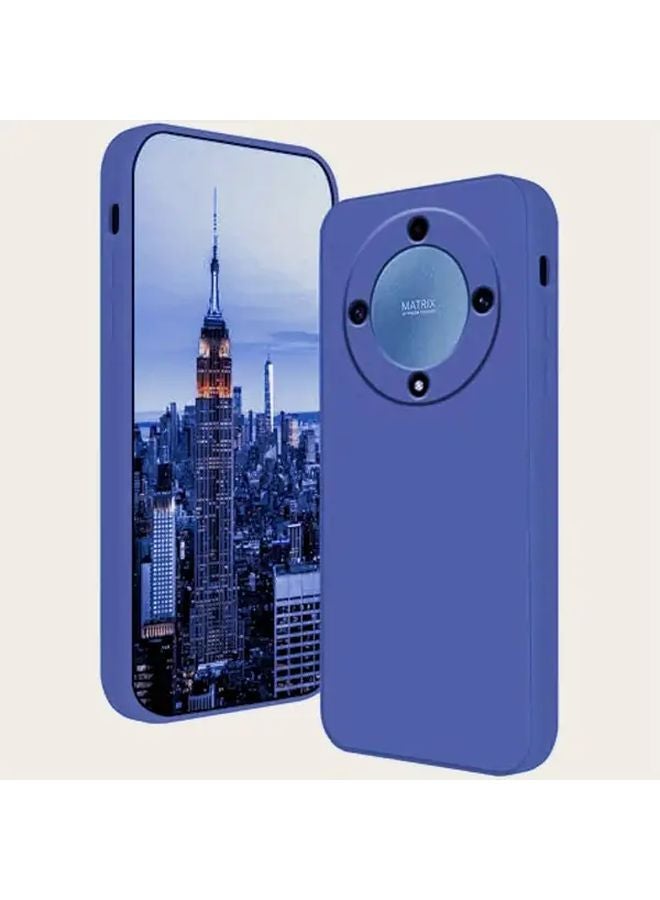 حافظة هاتف من TPU مقاومة للصدمات باللون البنفسجي الفاتح لهاتف Honor X9a - Image 4